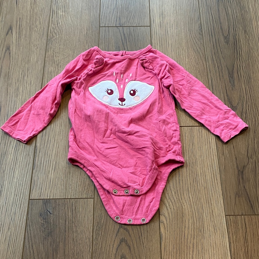 Garanimals | Pink Fox Bodysuit